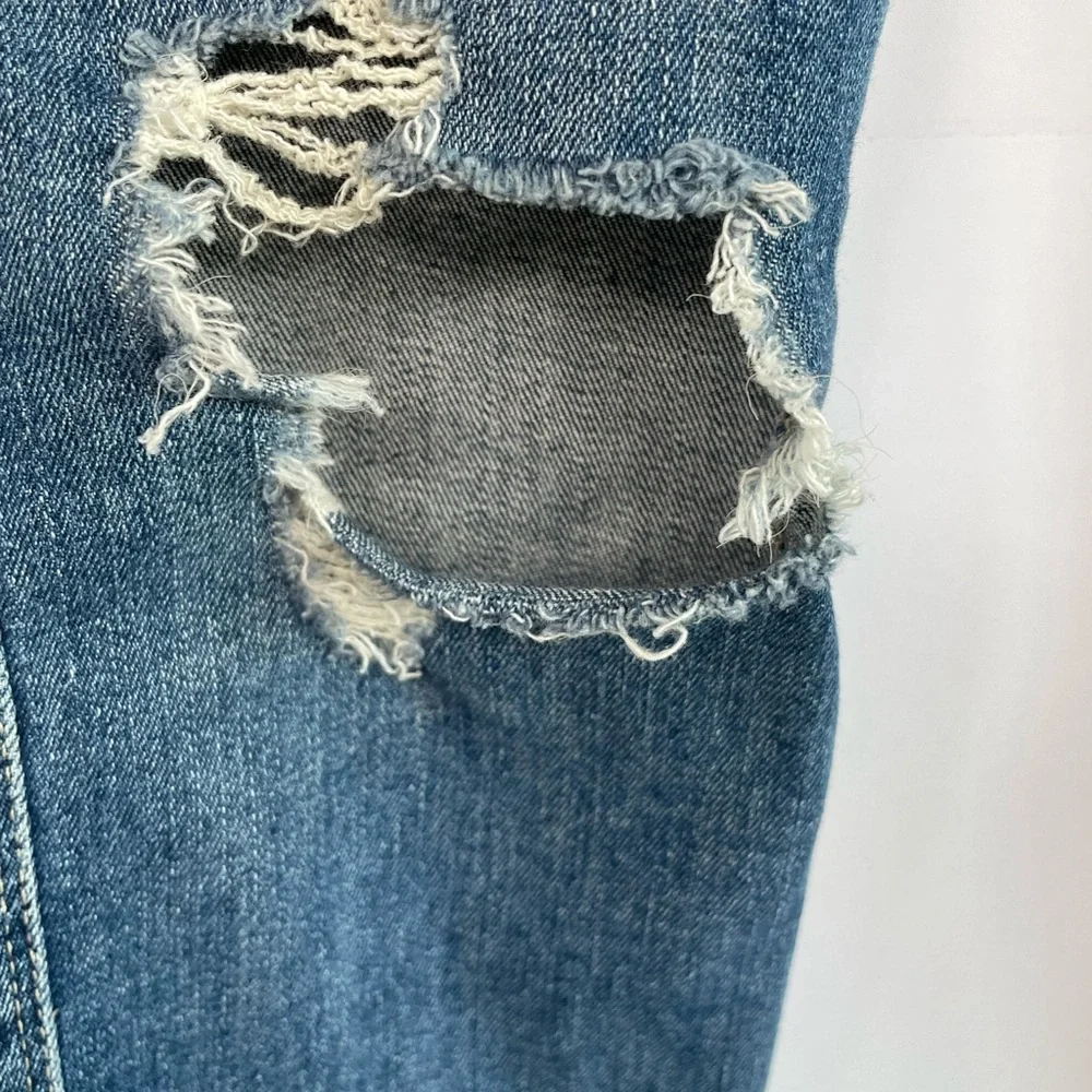 Frame Le High Skinny Denim Distressed Jeans Size 25